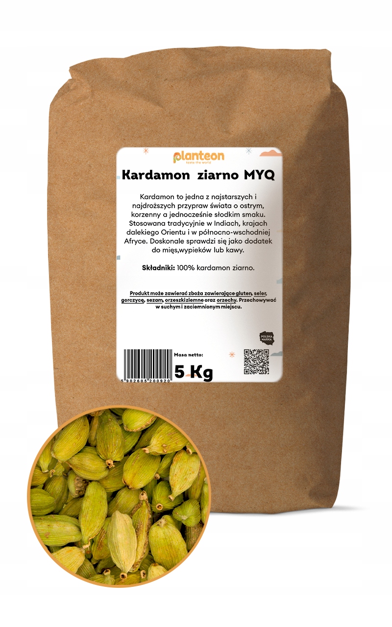 Kardamom zrno Myq 5 kg