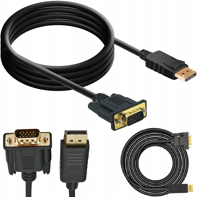 

Przejściówka Adapter Displayport Do Vga Konwerter