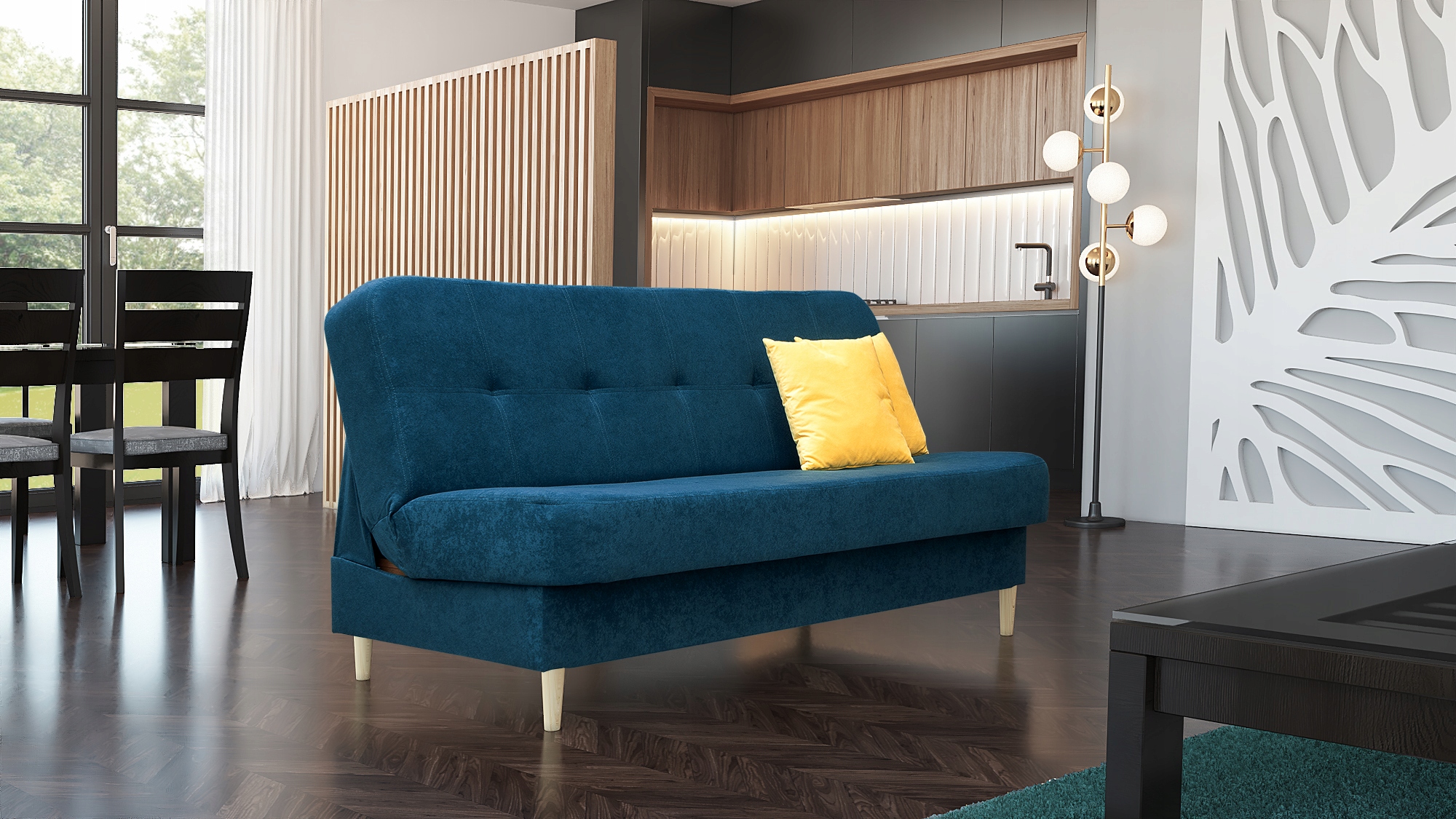 Wersalka MIKA -bez boków sofa kanapa pojemnik Marka Meble Raf