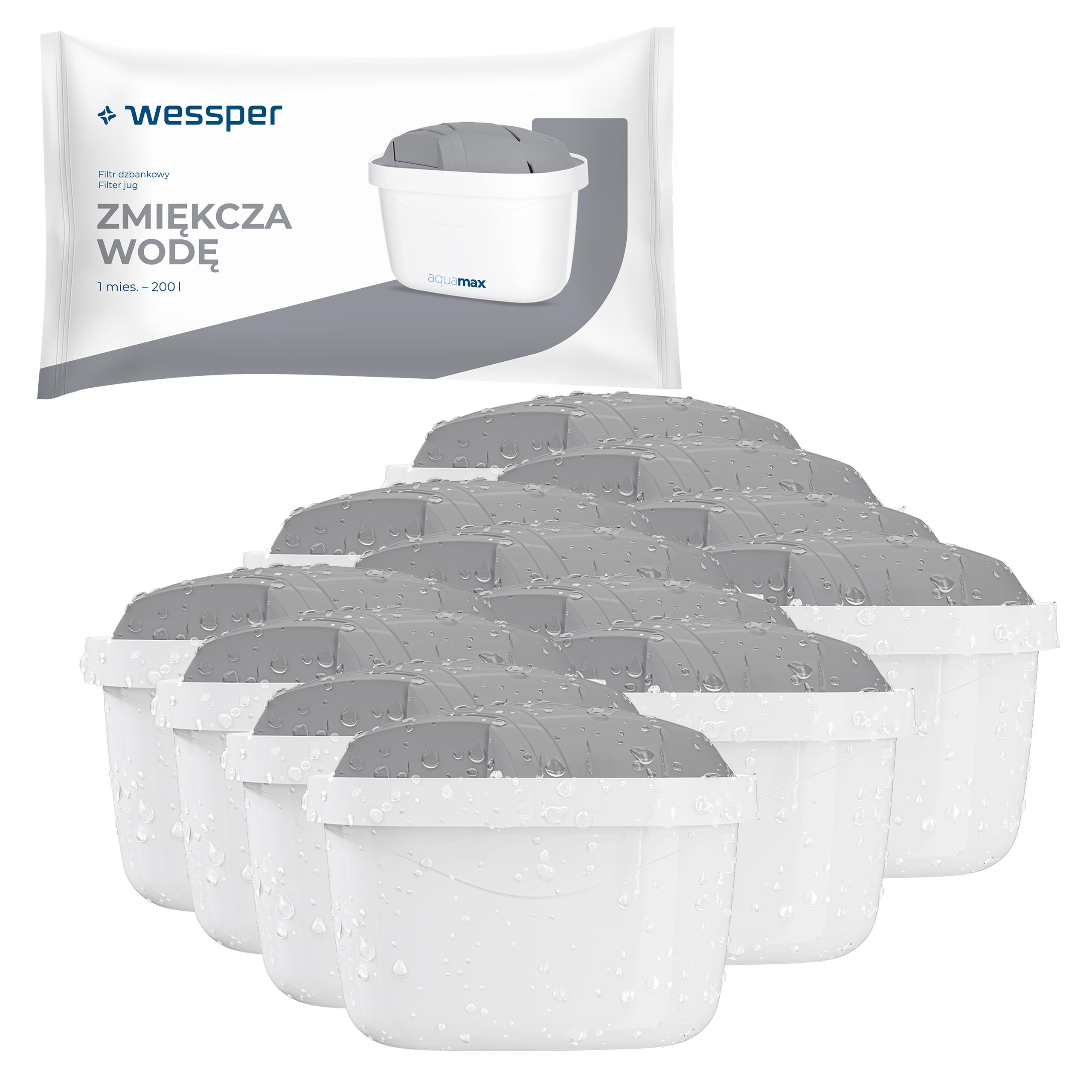 Wessper Protect filtr na vodu do filtrační konvice na tvrdou vodu 12x