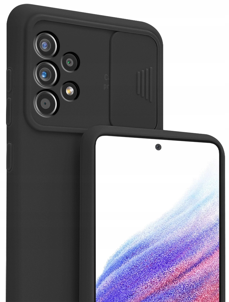 

Etui Silicone CamShield Szkło do Samsung A53 5G