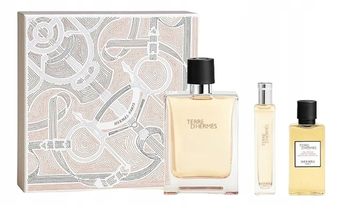 Hermès Terre D'Hermès Edt 100 ml Edt 15 ml Sg na tělo i vlasy 40 ml M