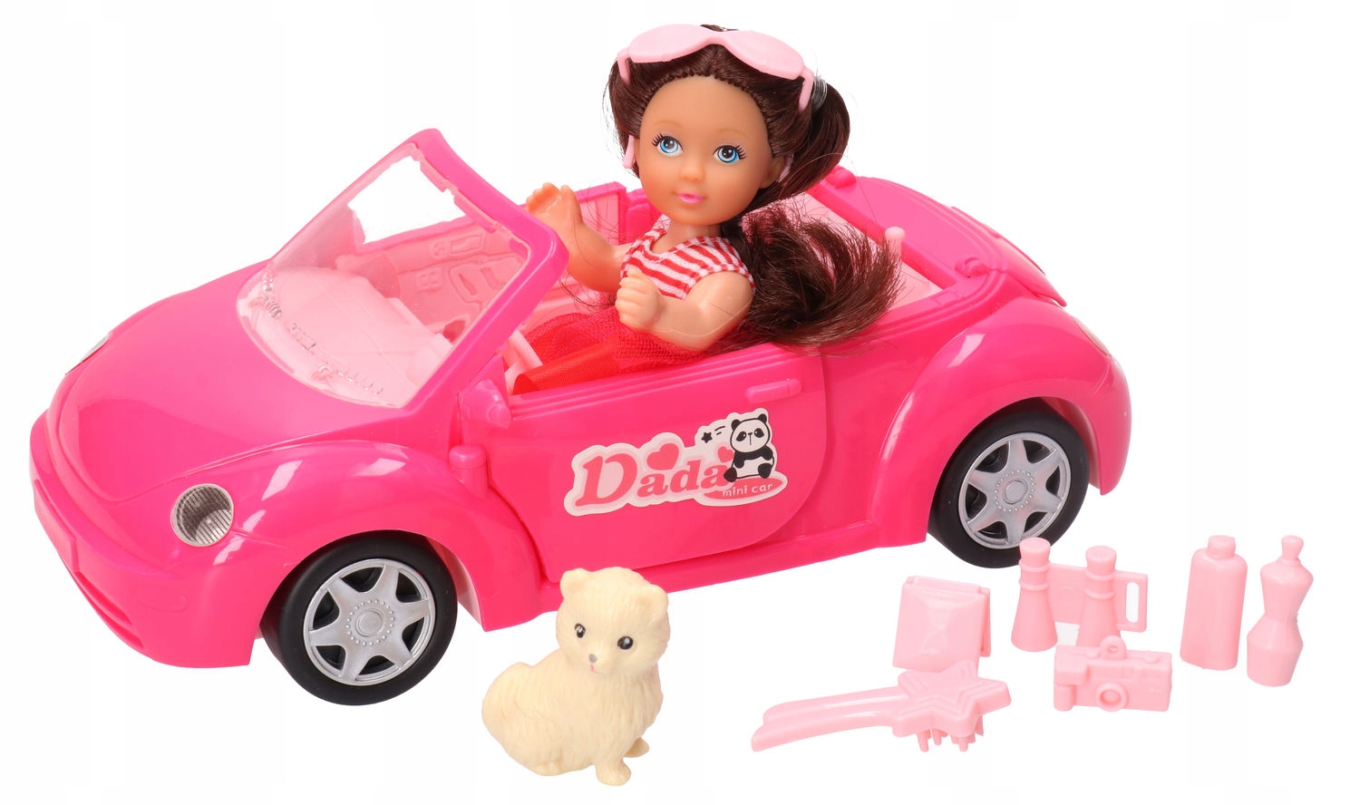 

Auto Różowe Z Lalką I Pieskiem 6259