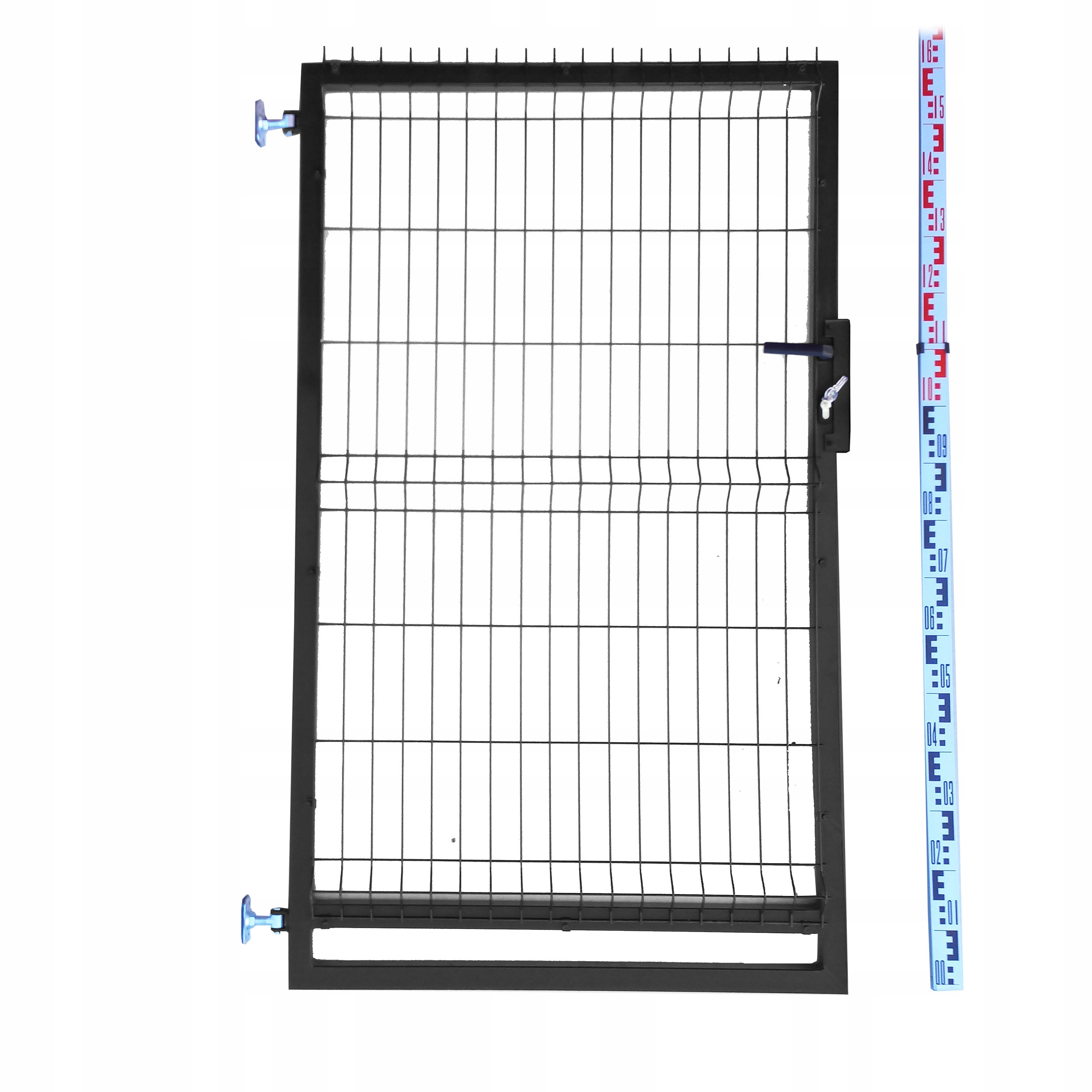 Branka 160 cm černá Panelová RAL9005 plotová 163 cm