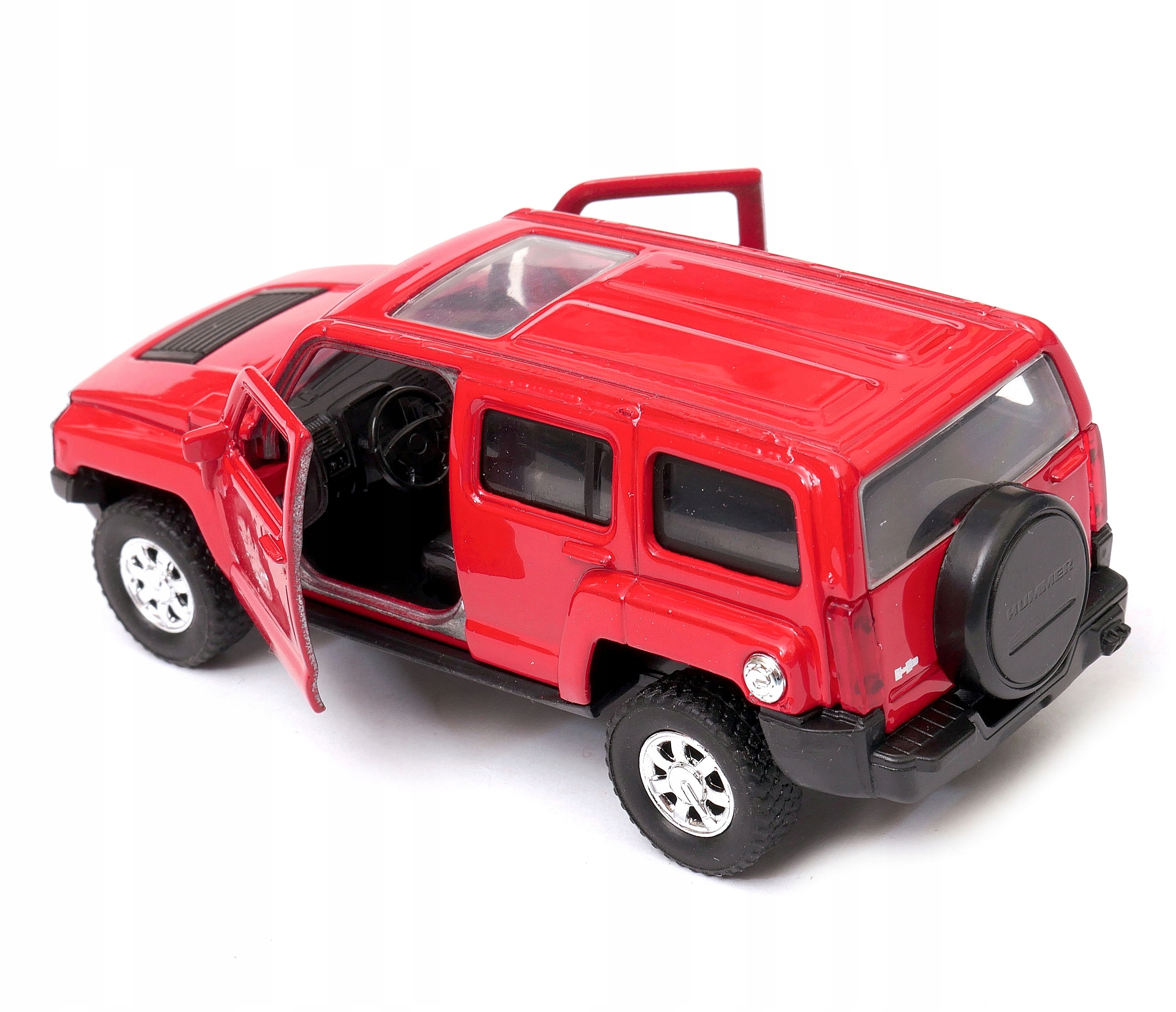 Hummer H3 1:34 - 39 WELLY czerwony Kod producenta 43629
