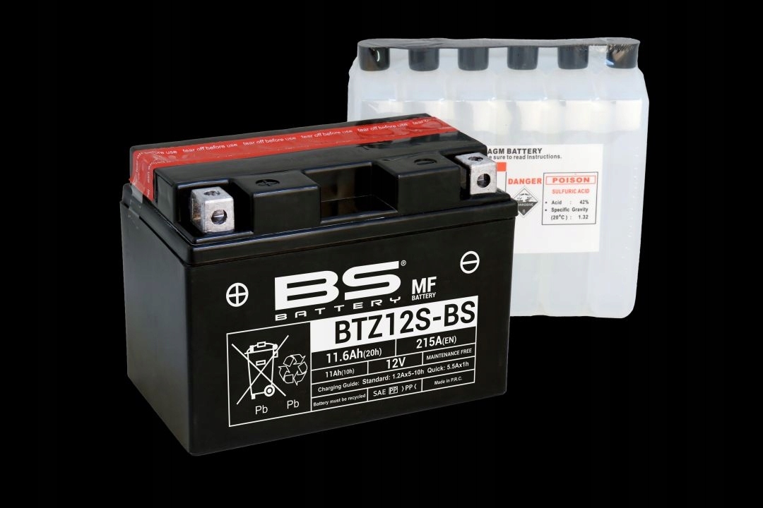 Bs Batéria BTZ12S-BS (YTZ12S, YTZ12S-BS) 12V 11AH 150X86X110 Bezúdržbový