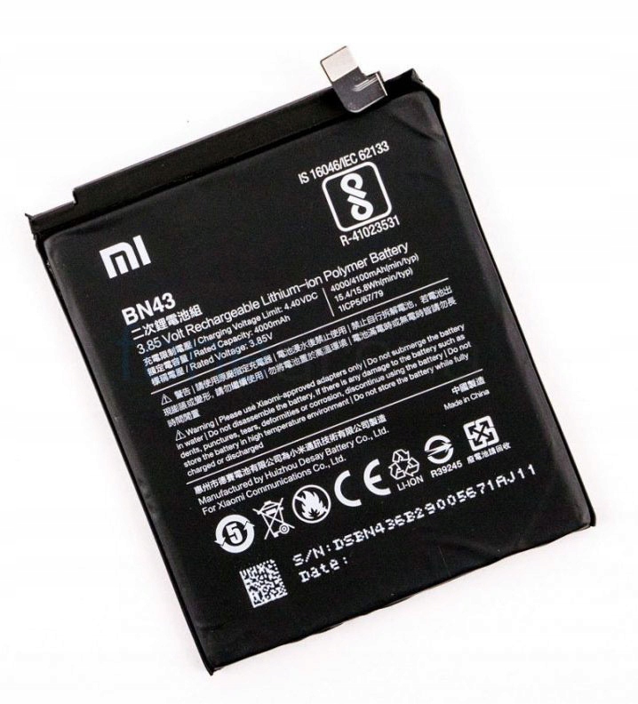 

Bateria Xiaomi BN43 Redmi Note 4X 4000mAh Nowa