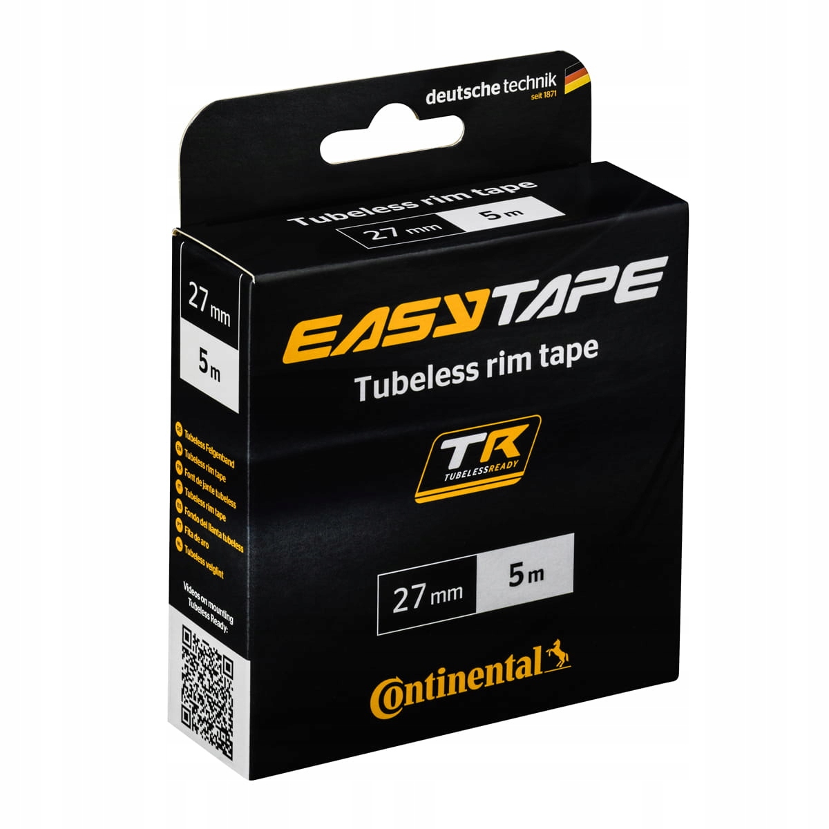 Taśma na obręcz CONTINENTAL Tubeless Ready 27mm 5m