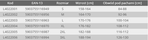 KOSZULKA BEZ RĘKAWÓW CZARNA 160G/M2 S LAHTIPRO Rozmiar S