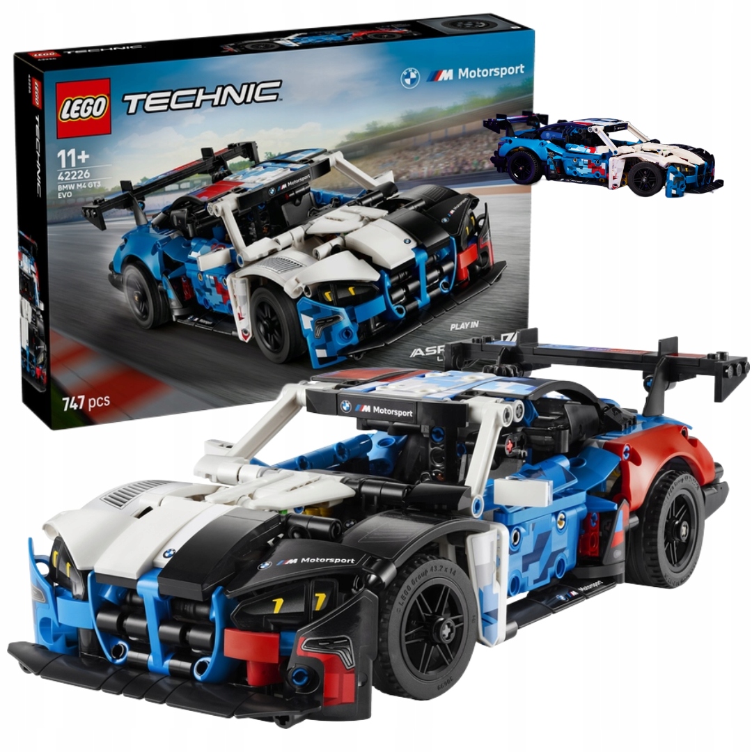 Lego 42226 Technic Závodní auto Bmw M4 GT3 Evo, závodní auto