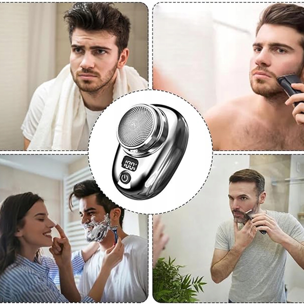 MASZYNKA DO GOLENIA WODOODPORNY GOLARKA ELEKTRYCZNA 150MAH DLA MĘŻCZYZN Model Mini golarka