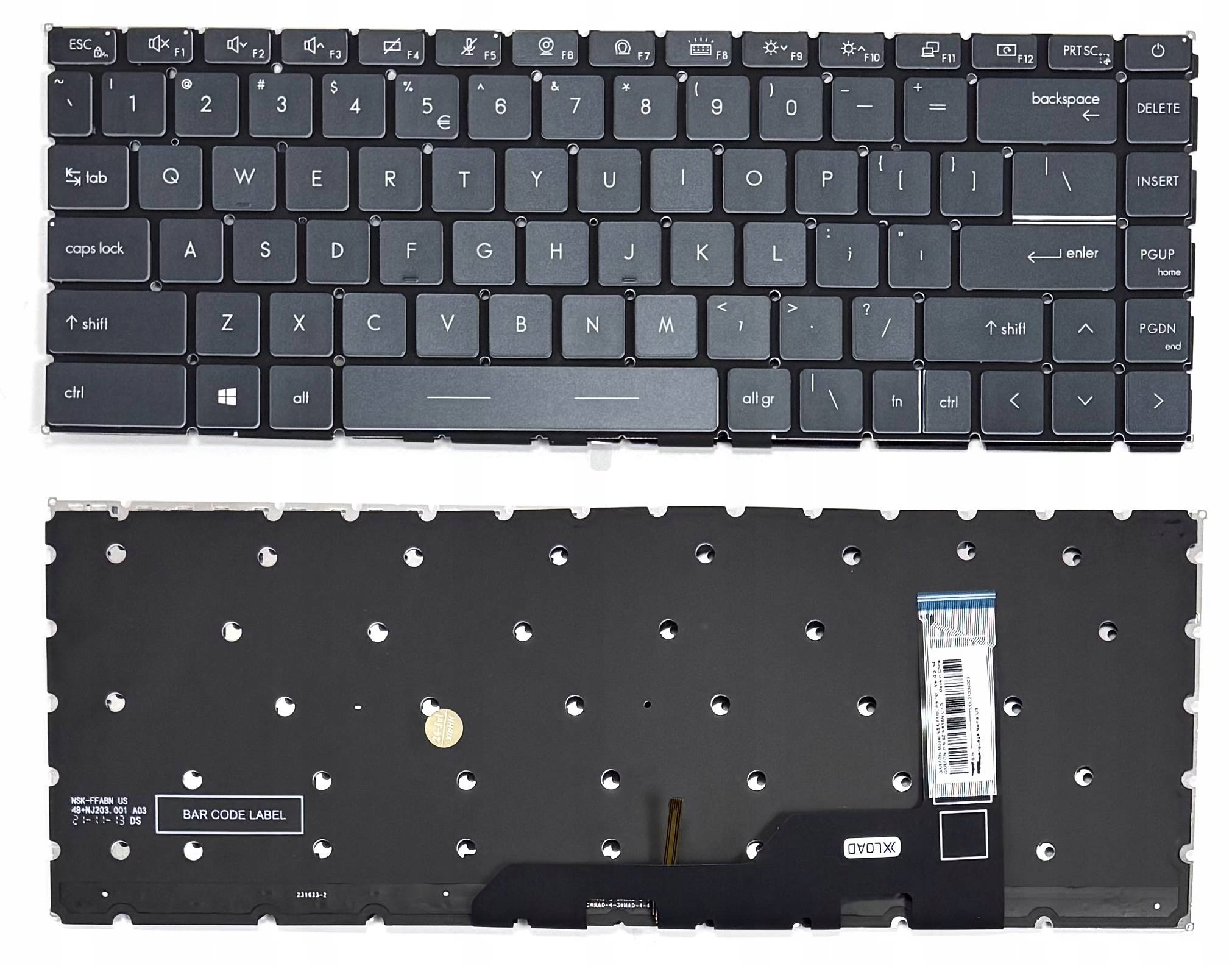 Klávesnica Pre Msi Stealth 15M GE66 GS66 MS16-V1 A11SDK MS-1541EK-2 Thin Led