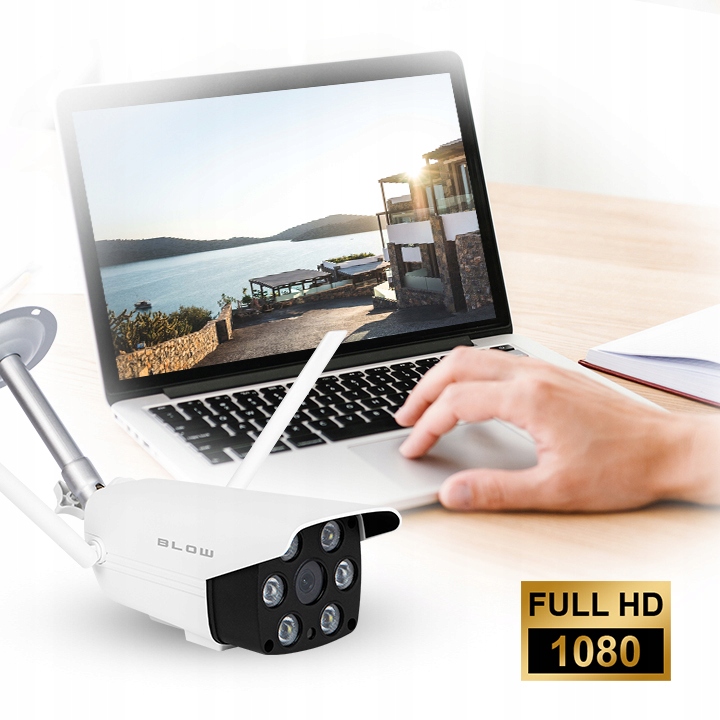 Kamera BLOW WiFi 3MP zewnętrzna interkom IP66 Kod producenta 78-812#