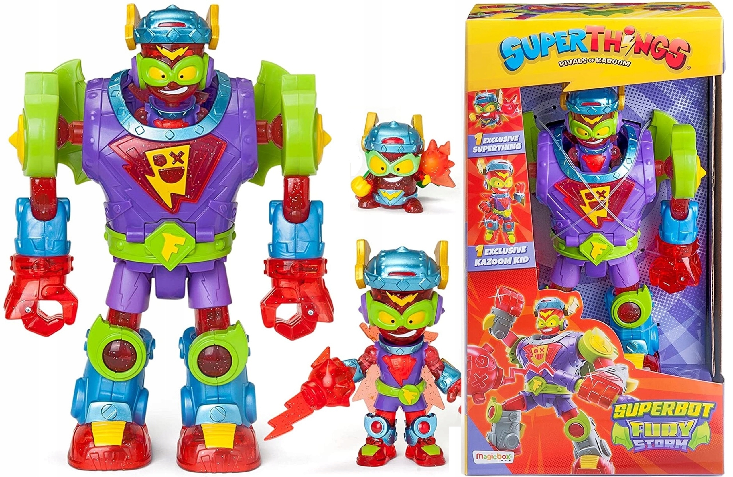 Zings Věci Superbot Fury Storm Kid Fury