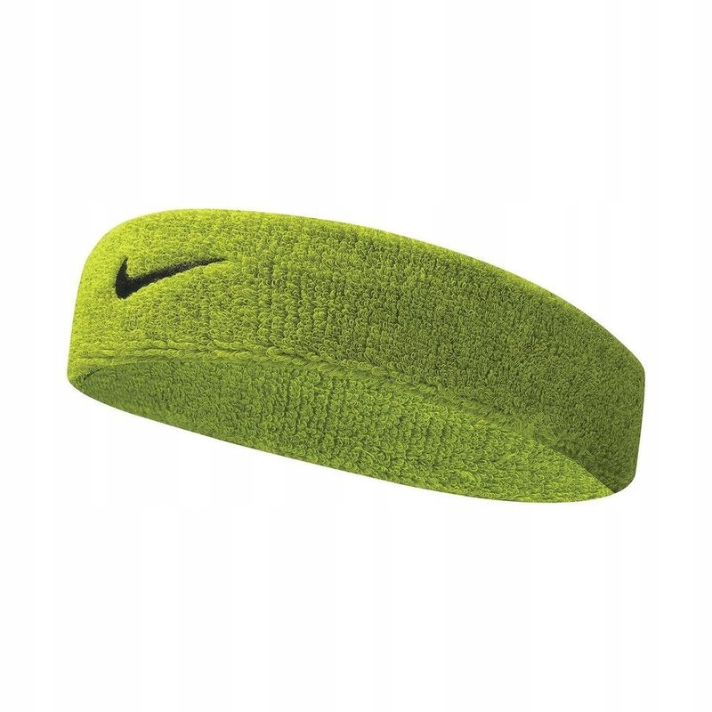 Frotka na głowę Nike Swoosh Headband Limonkowa 1 szt