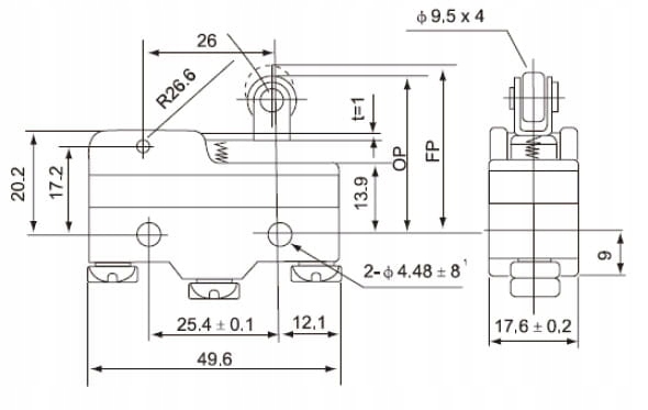 Mikroprzełącznik Z-15GW22-B (15A; IP40) EAN (GTIN) 4407453227071