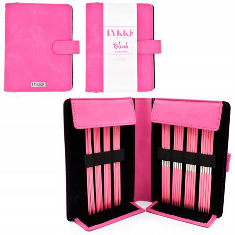 Sada drátů na ponožky Lykke Blush Double-pointed 15cm 2,0-3,75mm