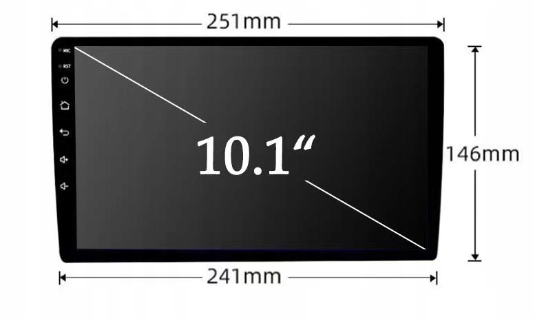 RADIO SAMOCHODOWE 1DIN 10''ANDROID GPS KAMERA 2/32 Marka inna