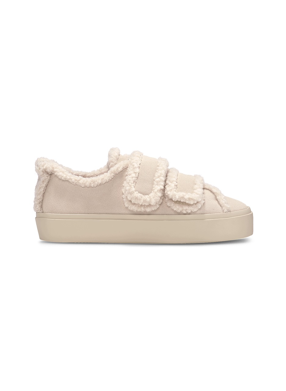 Inuikii Buty Damskie Shearling Low Velcro Pastelle Chalk 40