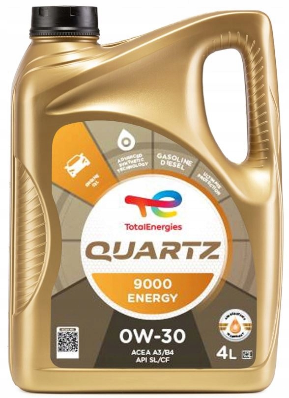 TOTAL QUARTZ 9000 ENERGY 0W30 - 4L 3425901106960 za 159.99PLN z Olsztyn ...