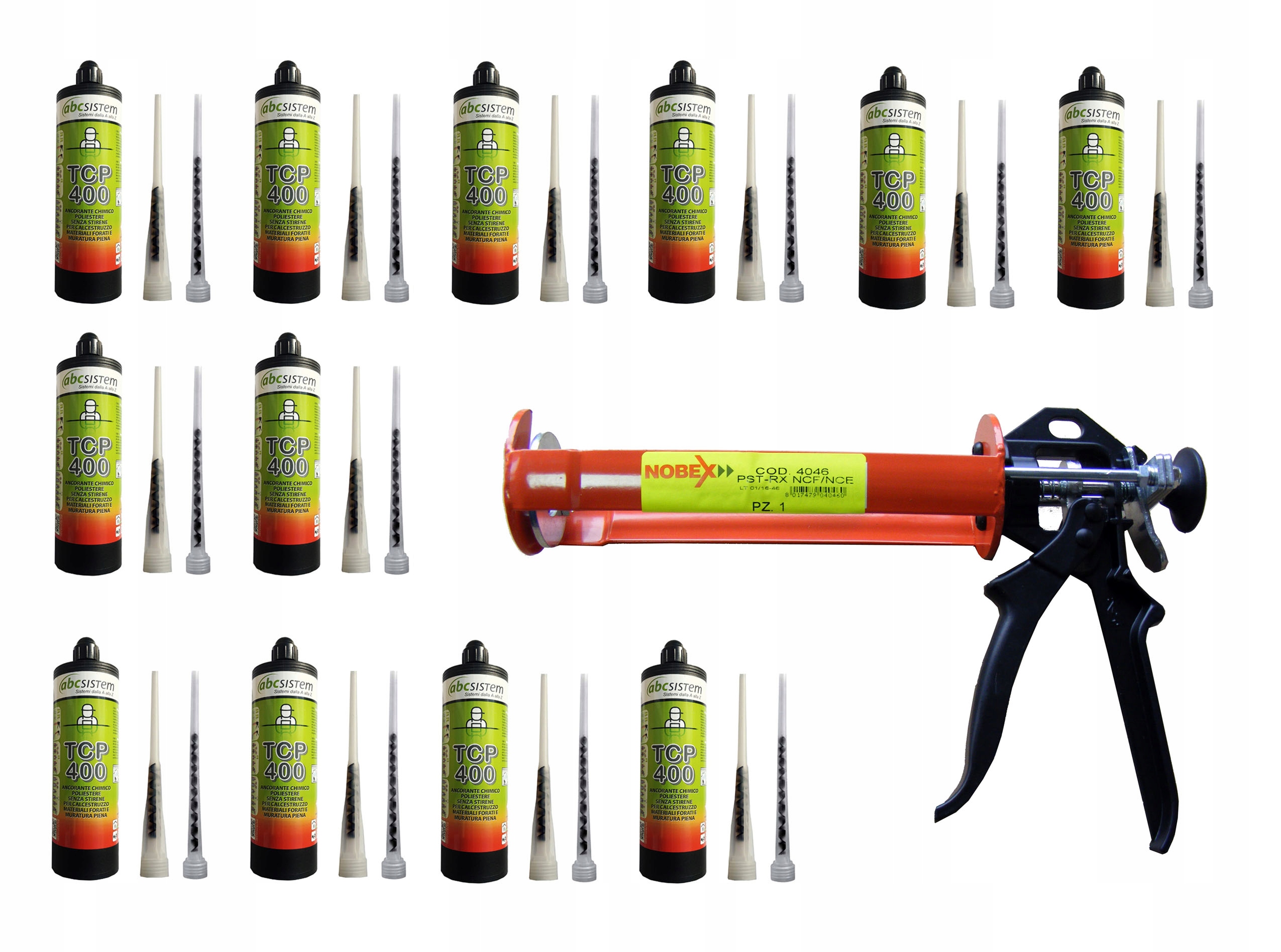 

Kotwa Chemiczna żywica klej Tcp 400 x 12 Pistolet