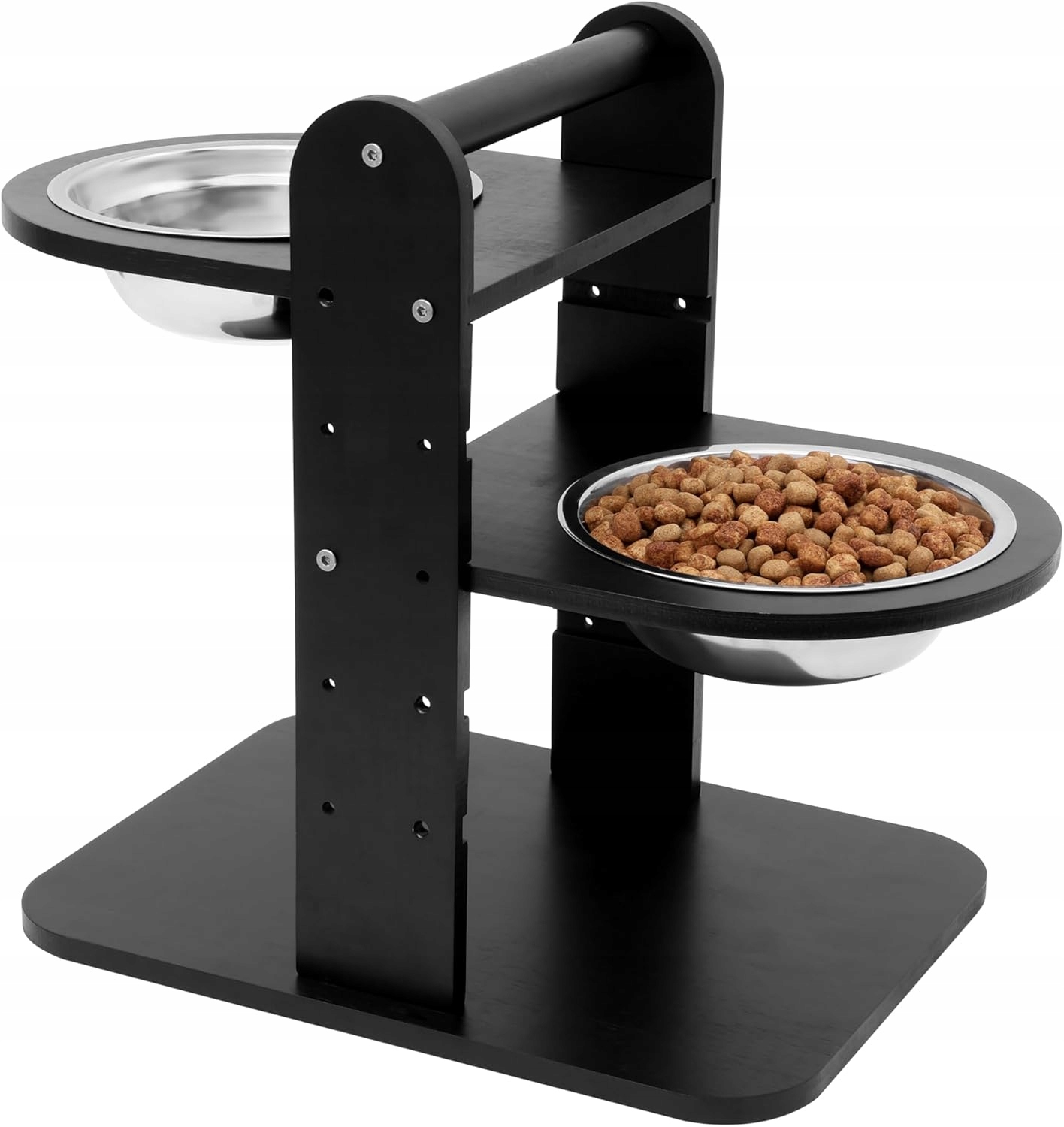 Levně Belle Vous vyvýšená miska pro psa nebo kočku, 2 x 1 l z nerezové oceli