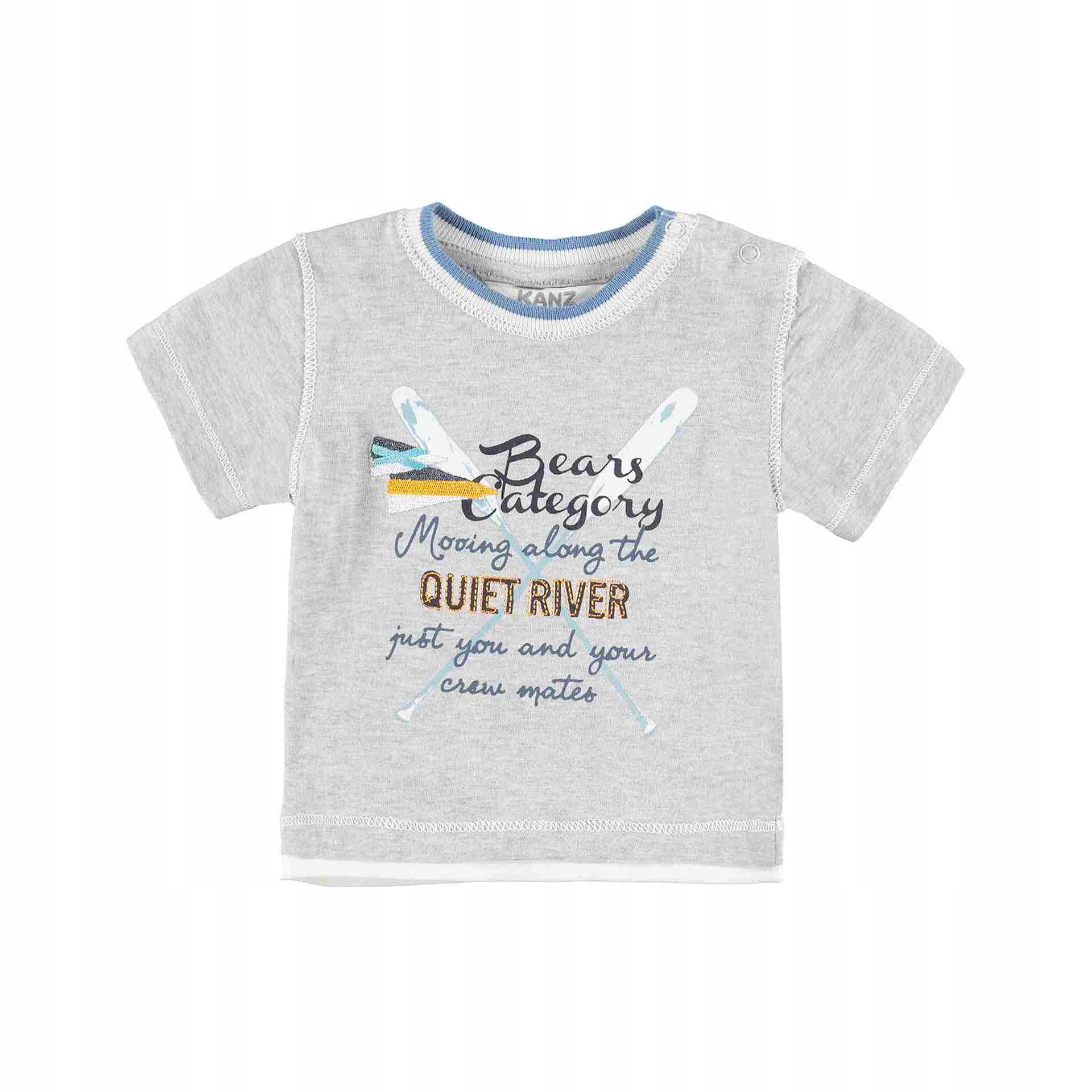 Chłopięca koszulka z krótkim rękawem, Kanz, r. 62