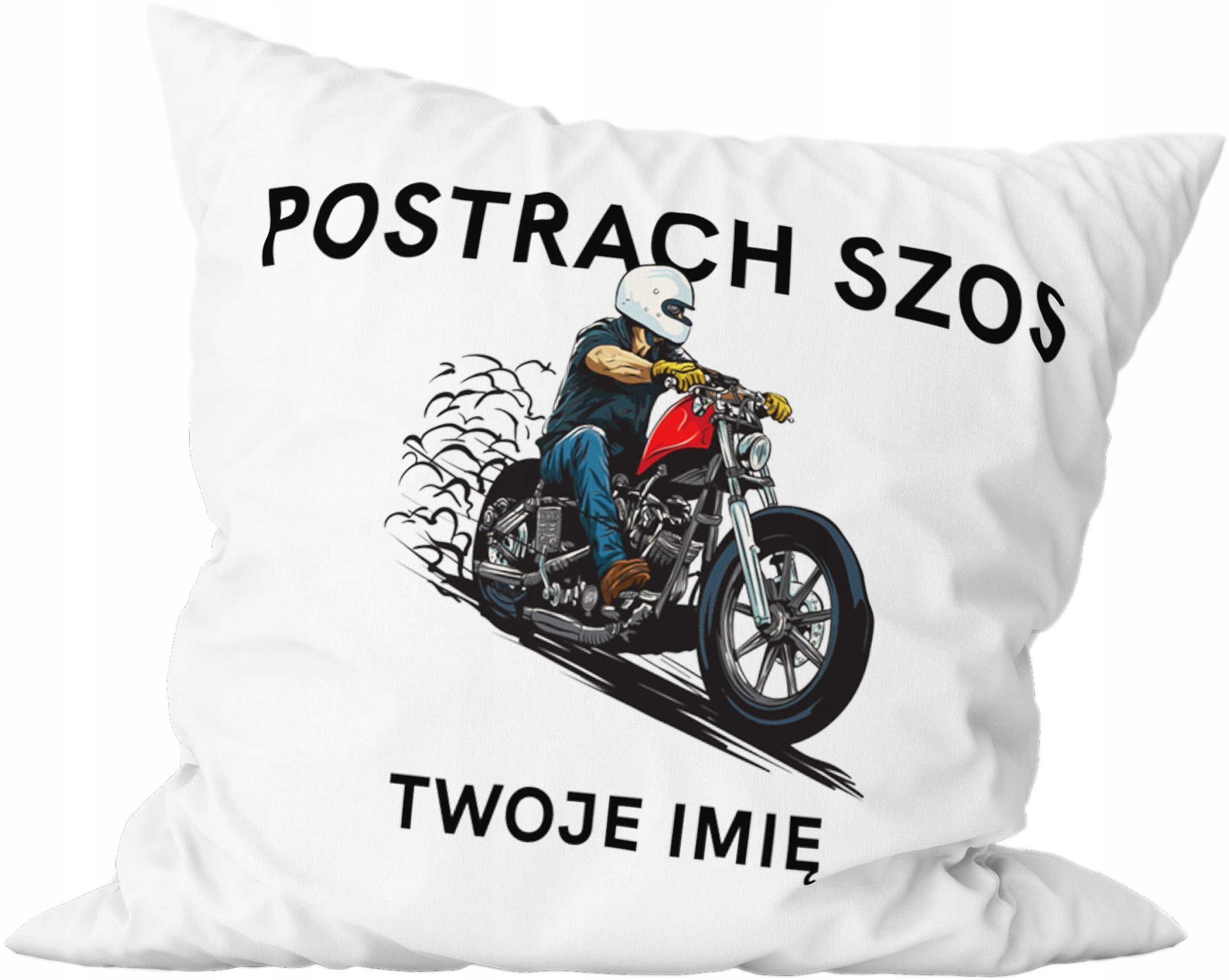 

Poduszka Motor Motocykl Śmieszny Prezent+imię
