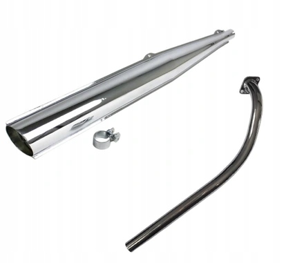 Nový Komplet Výfukový Set Tlmič Koleno Ogar 200 Romet