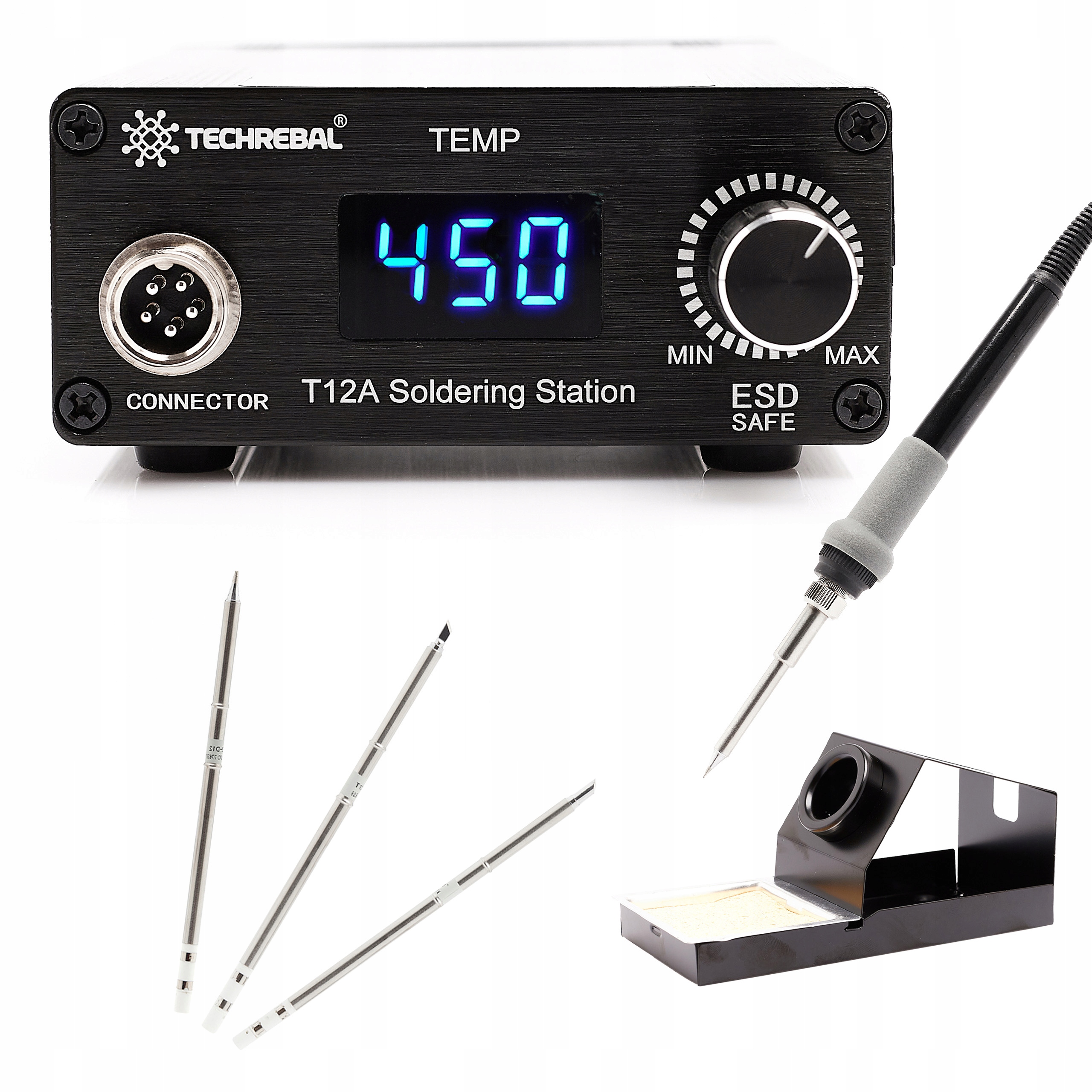 STACJA LUTOWNICZA TECHREBAL T12 ZESTAW GROTÓW