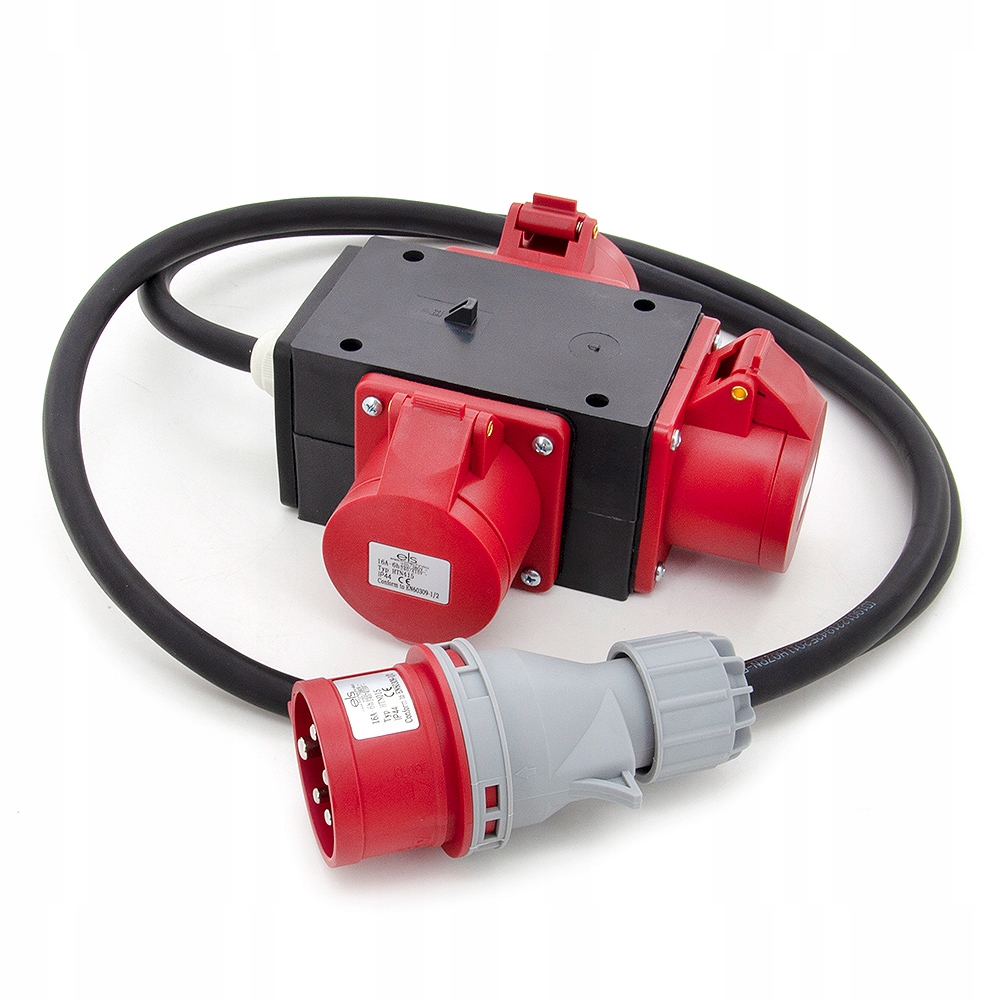 ADAPTER SIŁOWY ROZDZIELACZ 16A 400V IP44 3x16A 5P