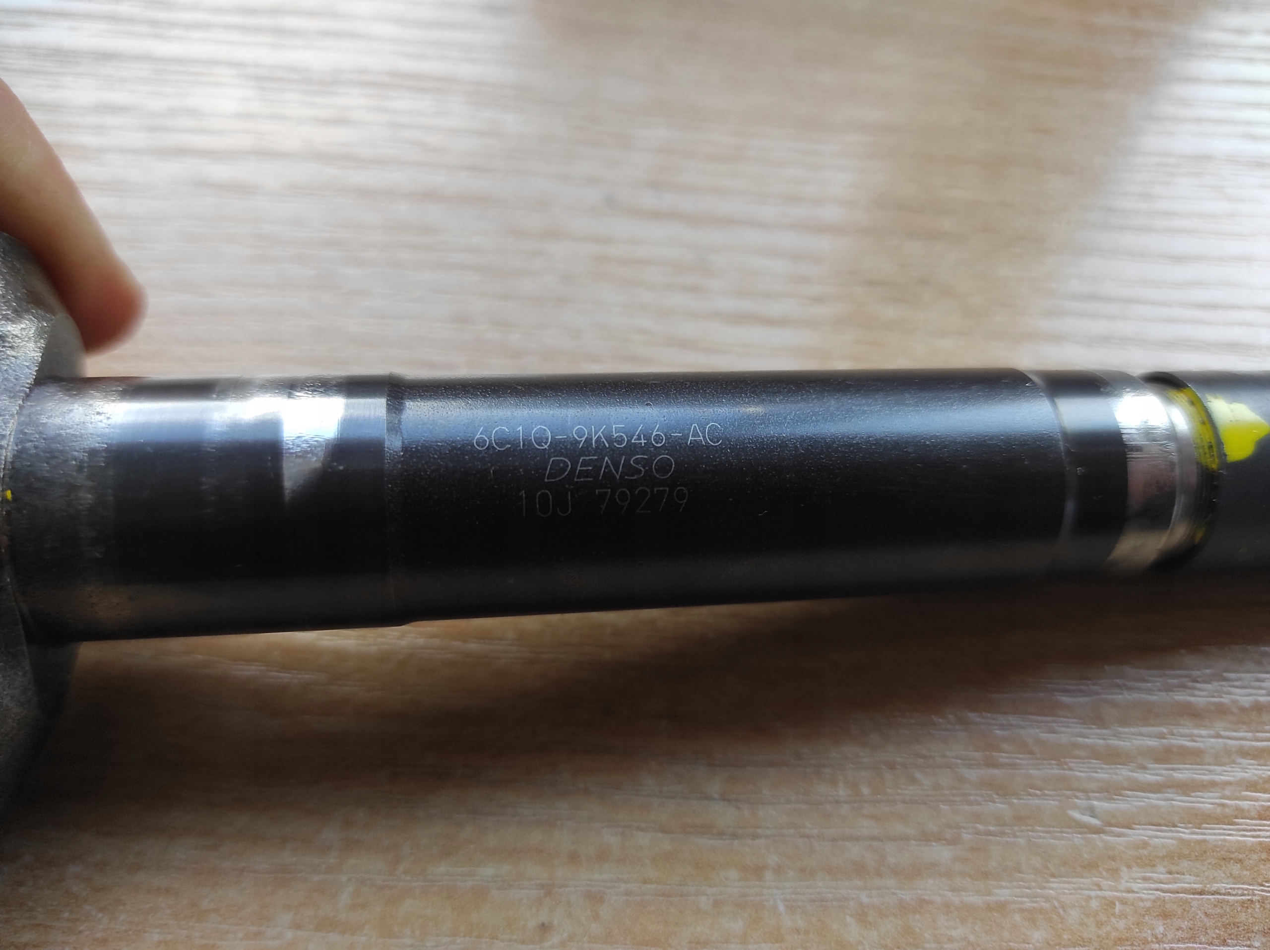 nozzle injector DENSO 6C1Q-9K546-AC SPRAWDZONY PARAMETRY WYDRUK