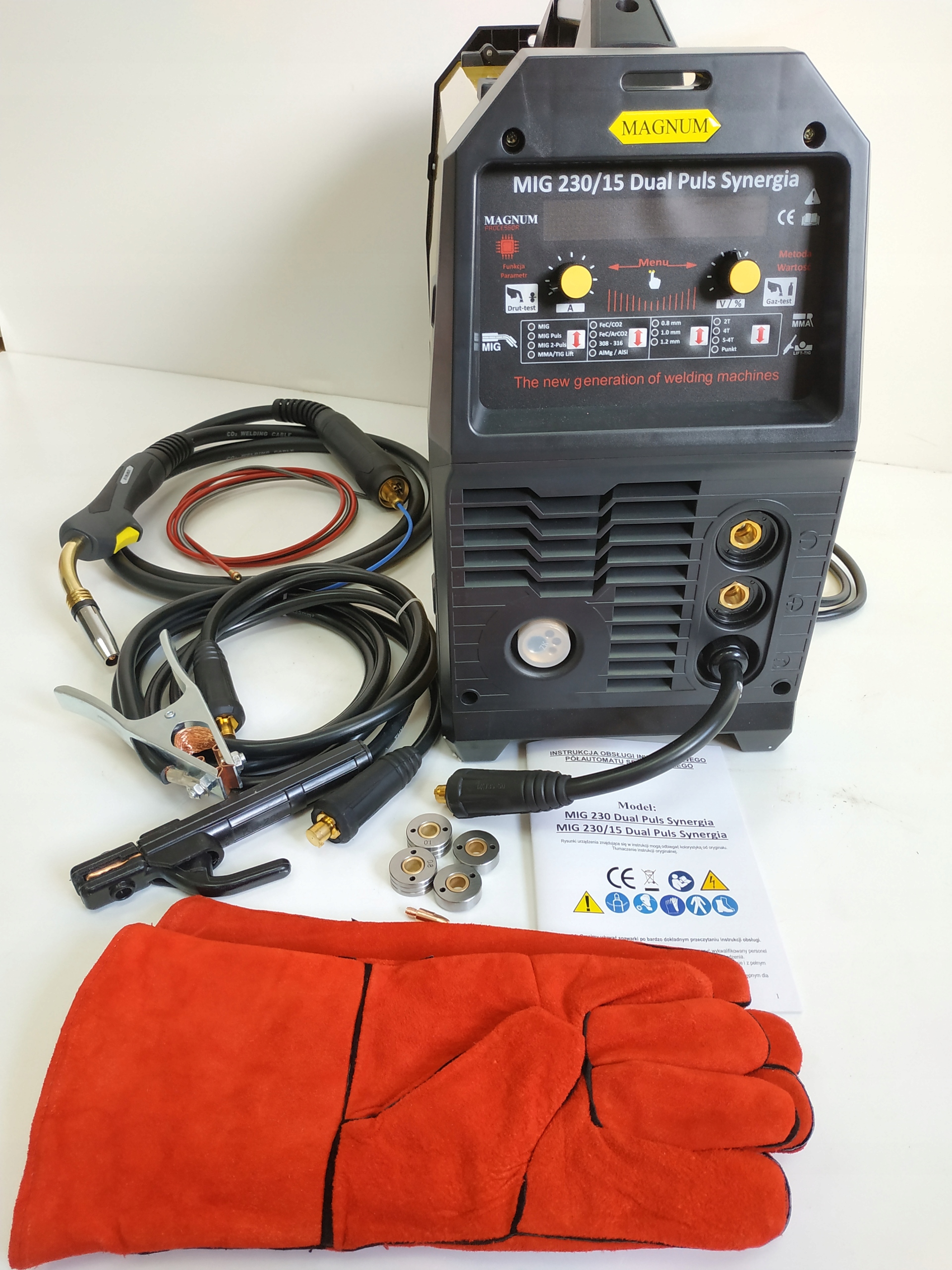 SPAWARKA MAGNUM MIG MAG 230 15 DUAL PULS SYNERGIA