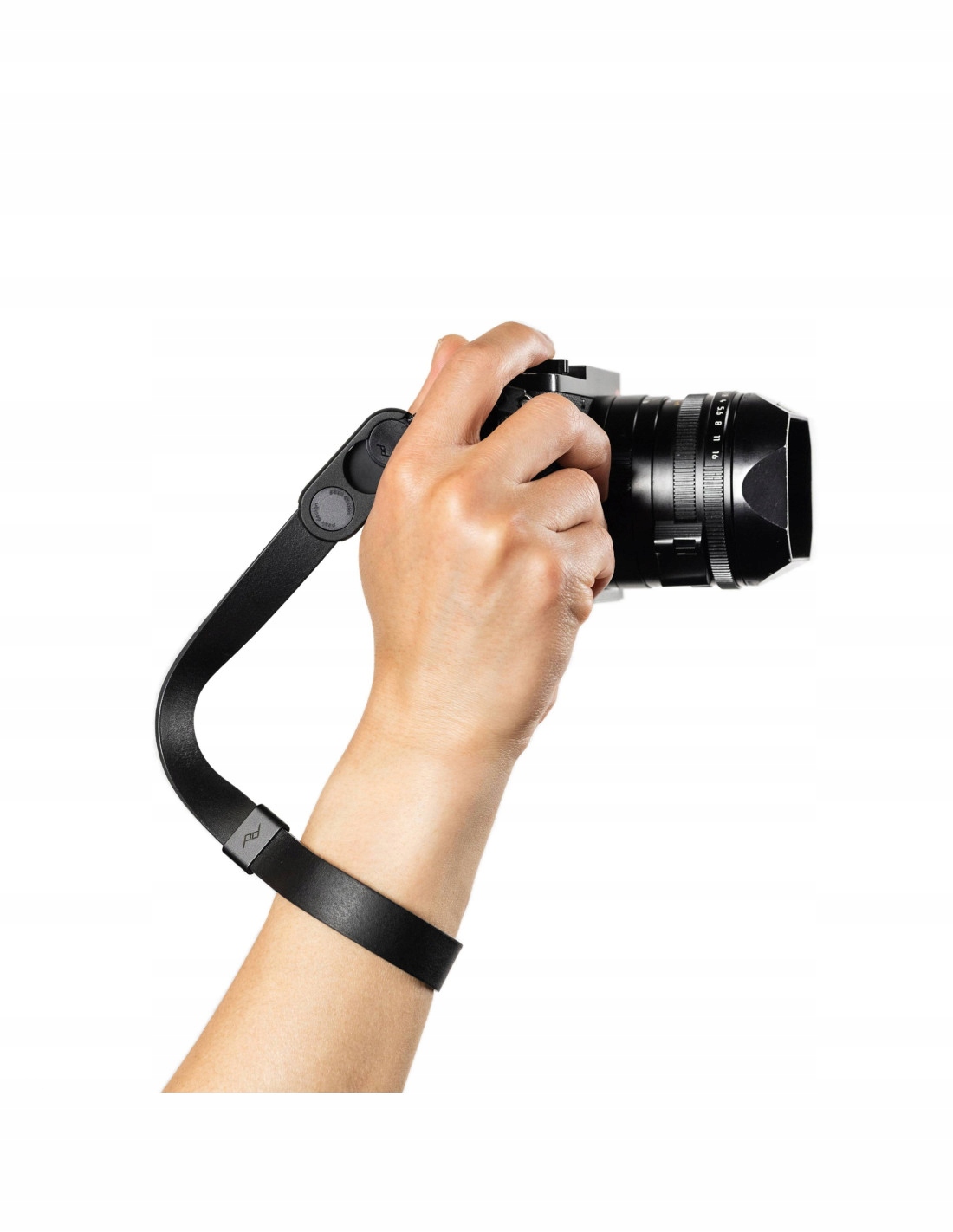 Pásek na zápěstí Peak Design Cuff Leather Black černá kůže