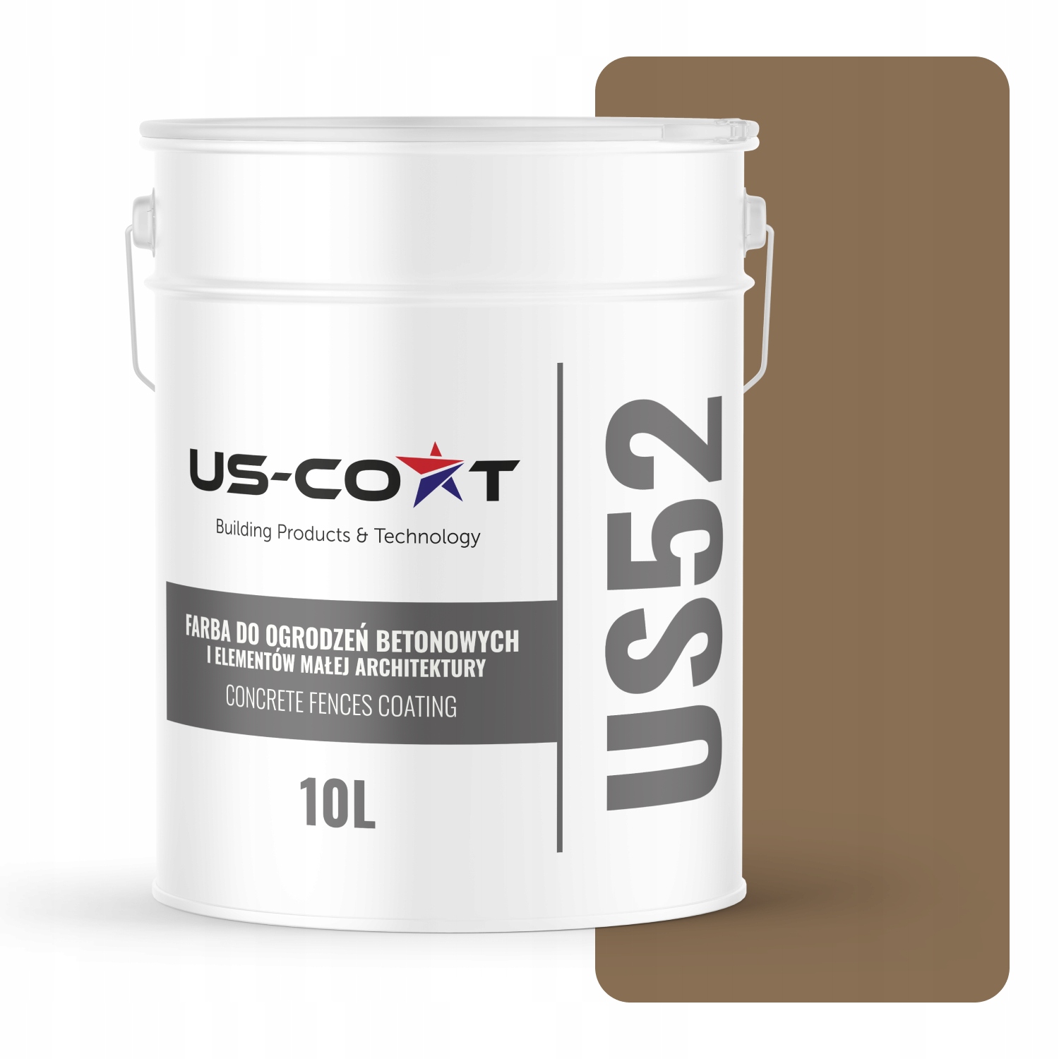 Farba Na Betón Na Maľovanie Plotov Betónová Farba Kakaová F545 10L