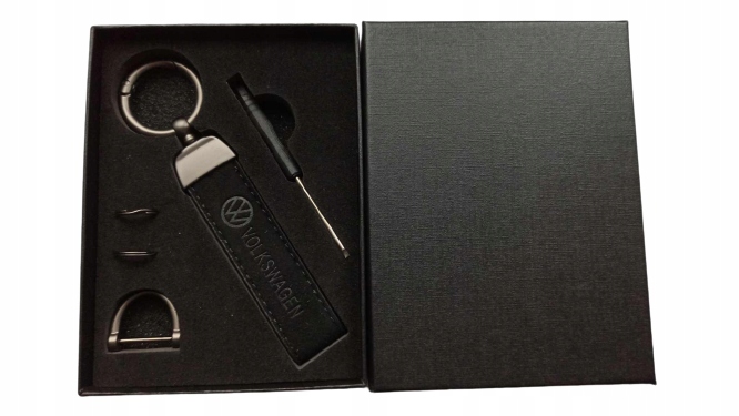 Vw Volkswagen Brelok Breloczek Skóra Nowy Model Pudełko