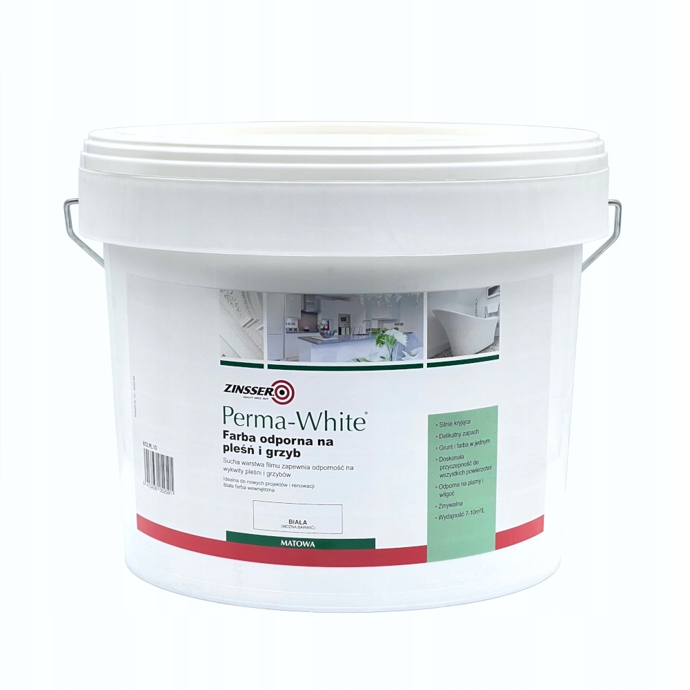 Perma-white 10L Mat Farba Antypleśniowa Rustoleum