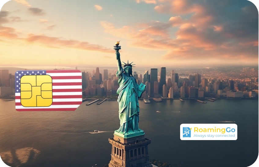 Internet na Sim kartu Spojené státy americké Roaming Usa 10GB