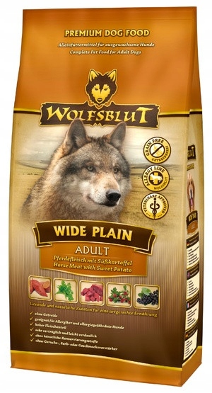 Levně Wolfsblut Dog Wide Plain – koně a batáty 2 kg