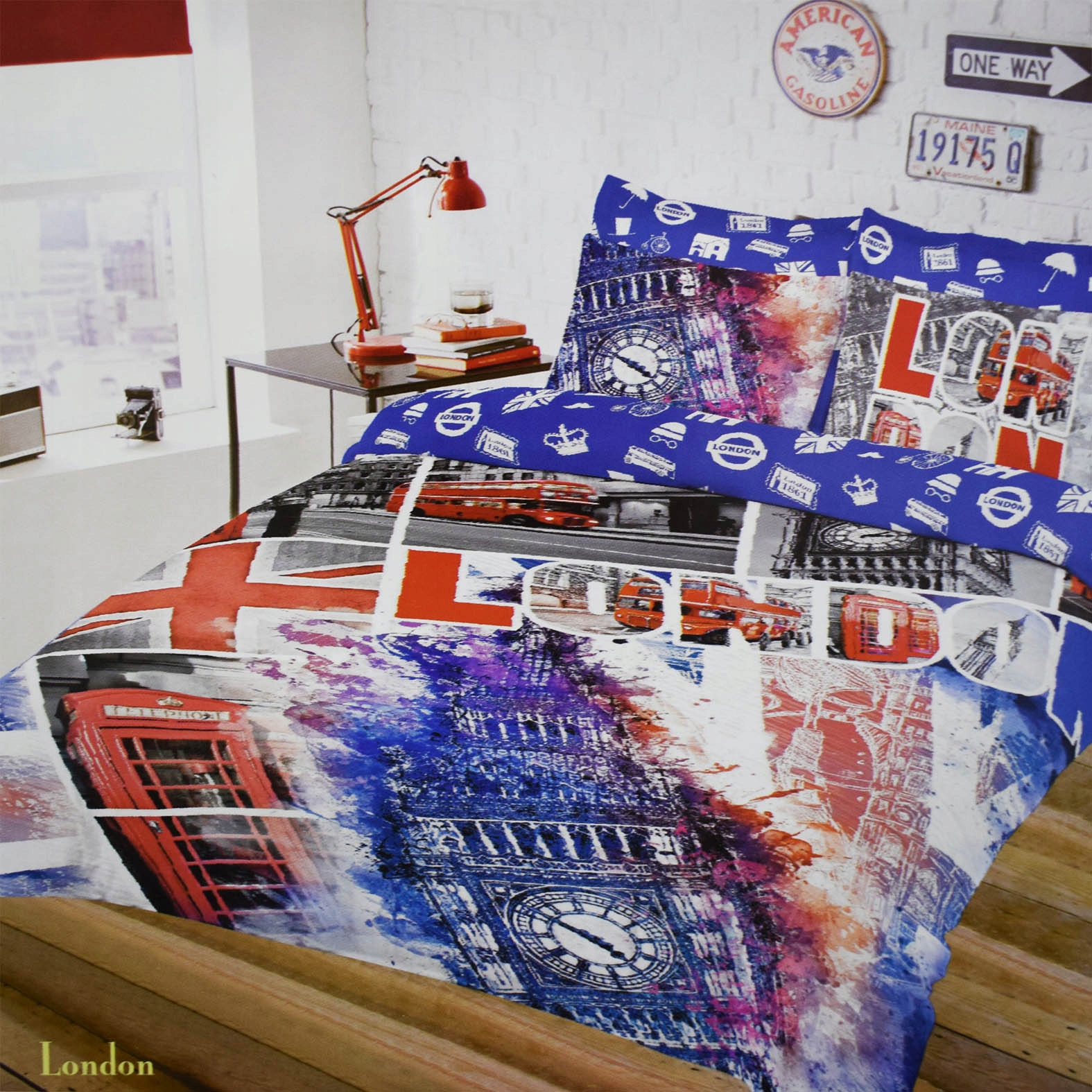 

Pościel Bawełniana 160x200 100% Bawełna, Londyn