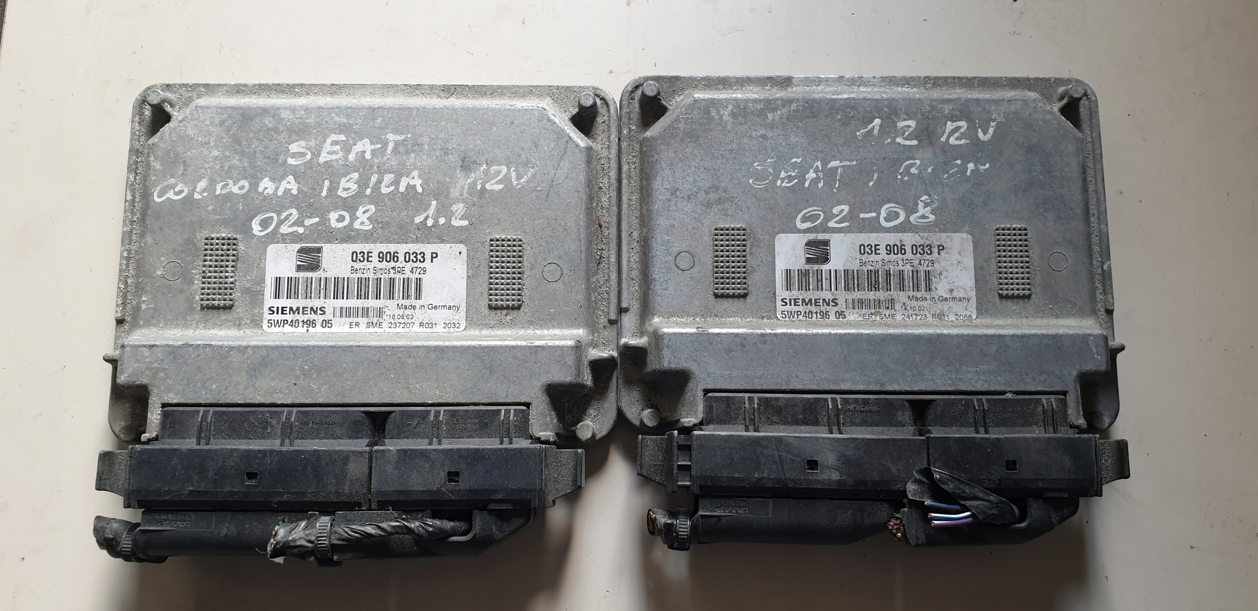 control unit of the engine 1.2 IBIZA POLO FABIA 03E906033P