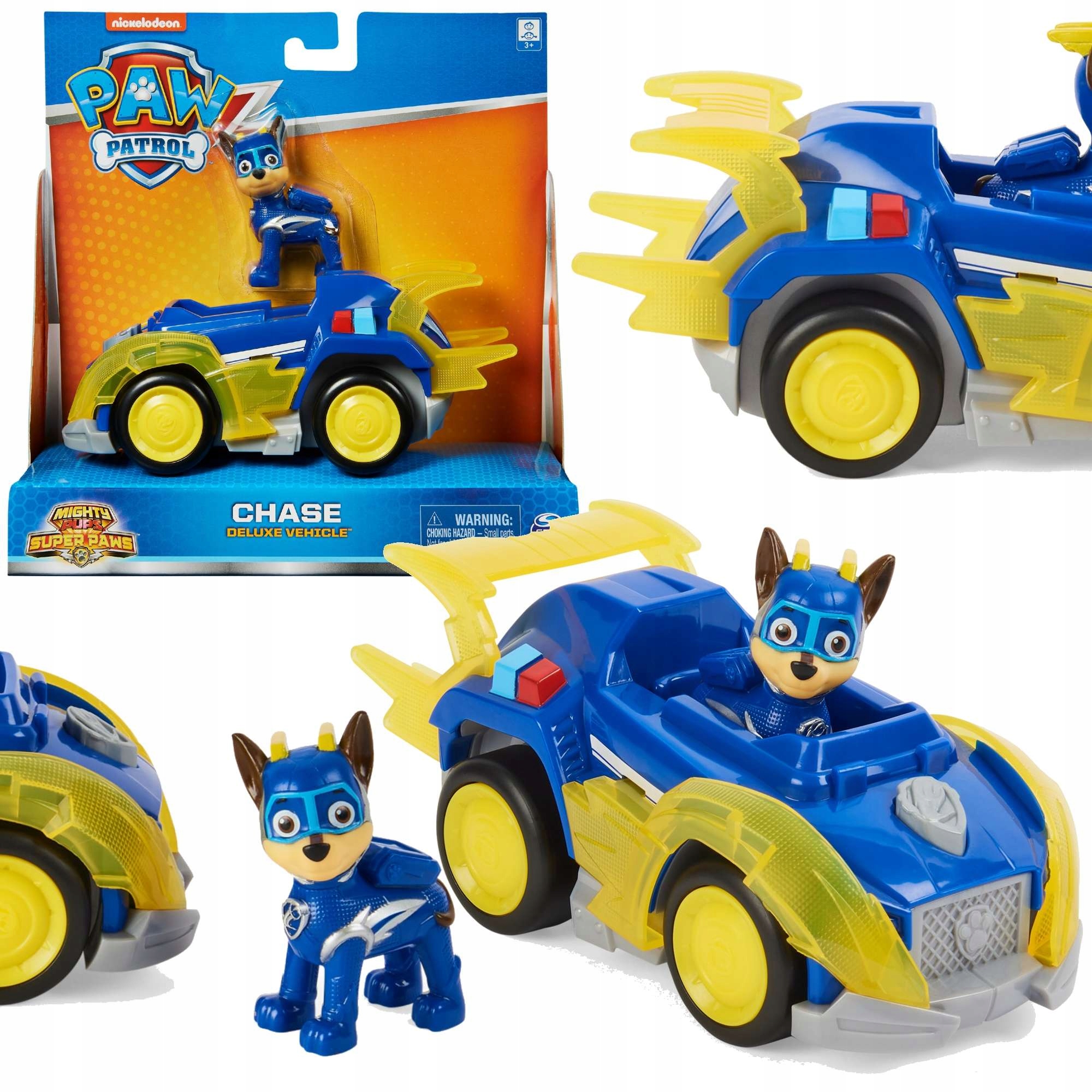 

Psi Patrol Chase Figurka Pojazd Deluxe Mighty Pups