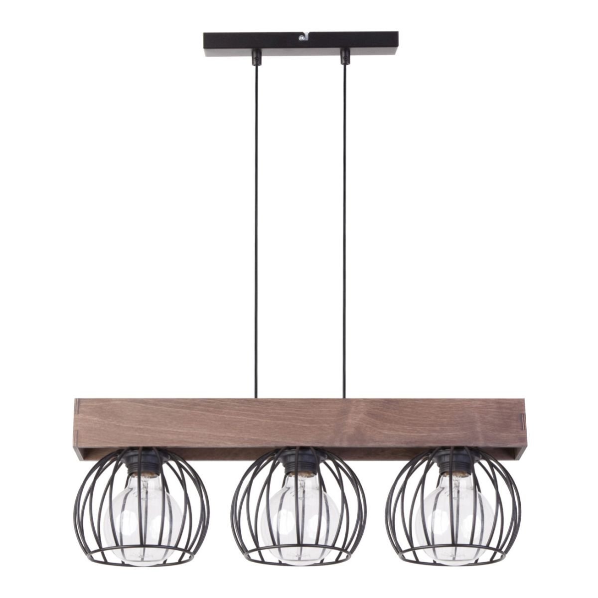 Závesná lampa s tromi drôtenými tienidlami Milan 3 31574 Sigma Lighting