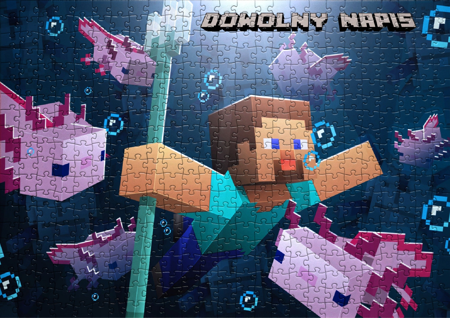 

Puzzle Minecraft z Twoim Napisem 252 El