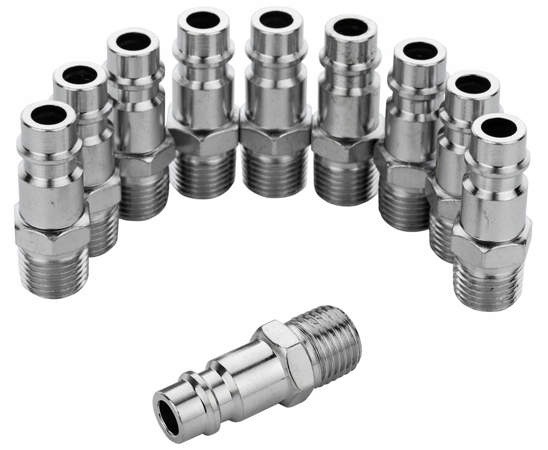 

Wtyk do szybkozłączki Gwint Zewnętrzny 1/4'' 10szt