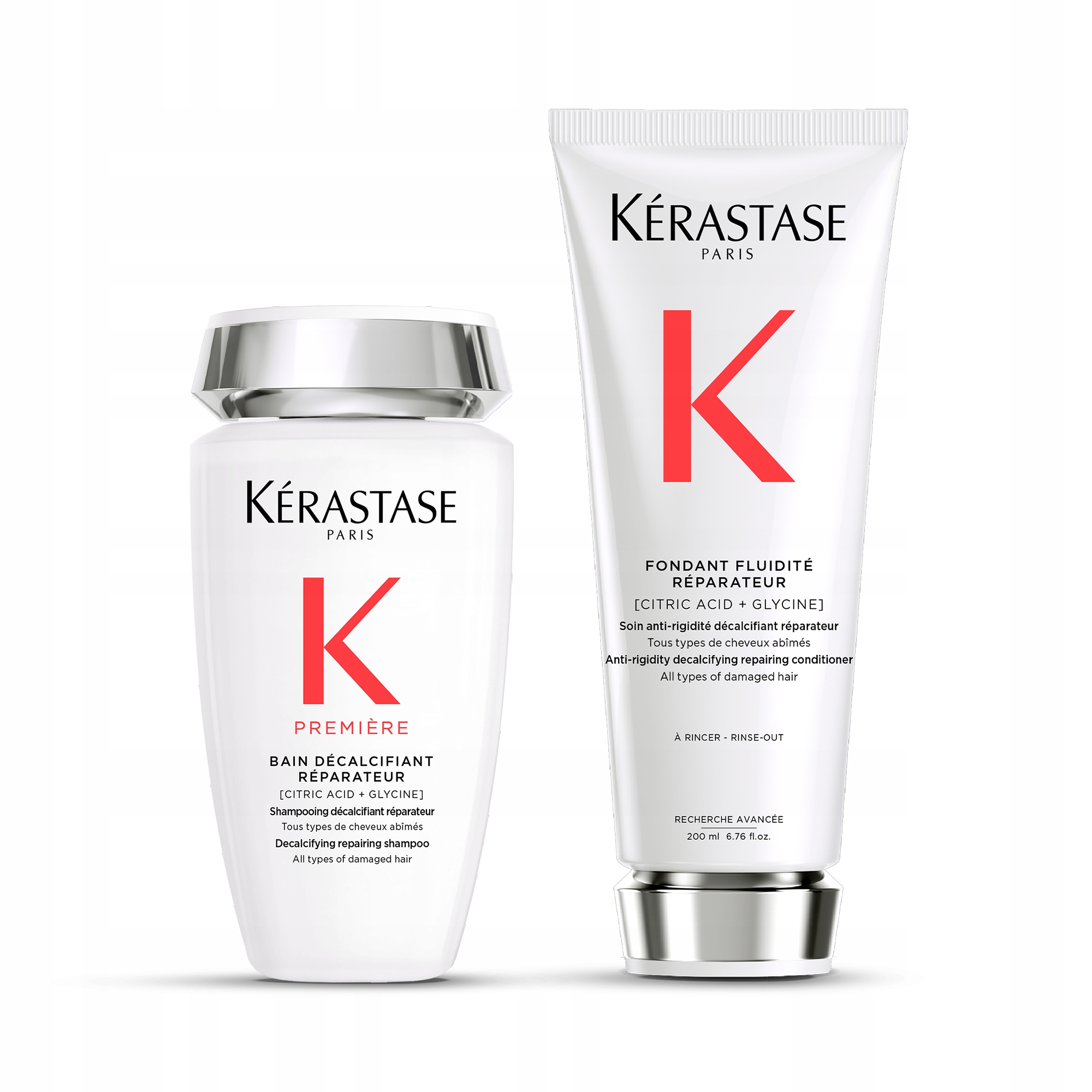 Kérastase Première Zestaw Odbudowujący Włosy Szampon 250ml Odżywka 200ml