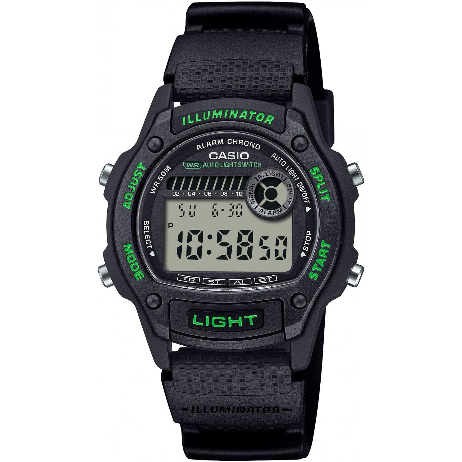 Pánské Hodinky Casio W-220H-1A3VEF černé