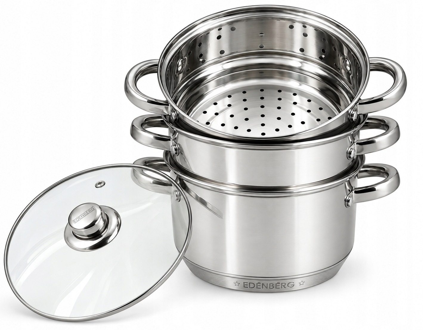 Hrnec Na Páru 6,5 L 24 CM Edenberg Premium