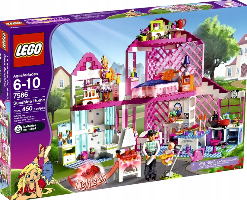 Lego Belville 7586 Dom pełen słońca Uszk. Op.