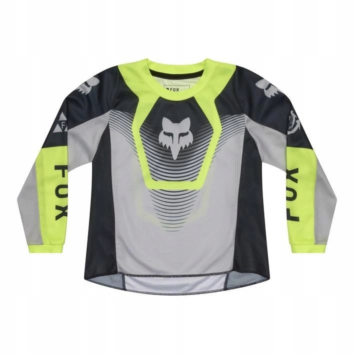 Bluza cross dziecięca Fox Junior 180 Collect Grey/yellow szary żółty